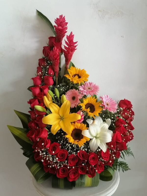 diseño en rosas espiral