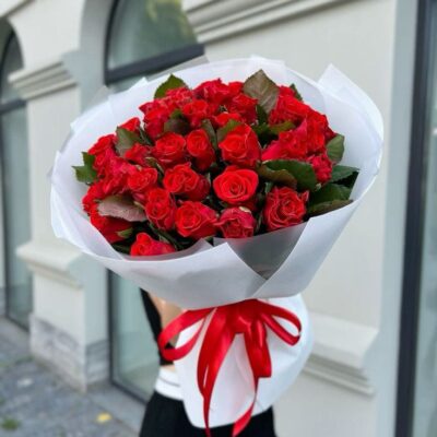 “Pasión Eterna – Ramo de rosas rojas premium”