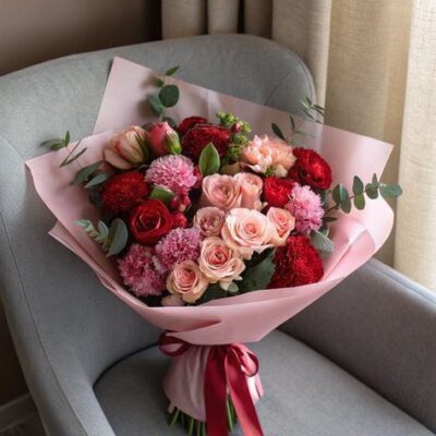 Ramo Floral “Pasión en Rosa”