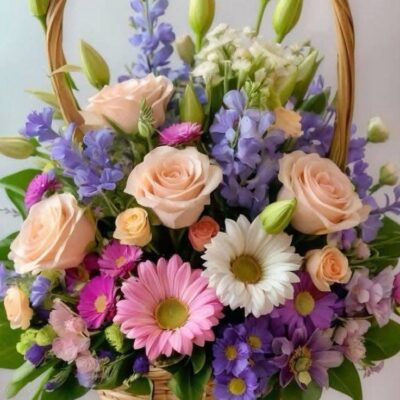 Canasta Floral “Primavera Encantada”