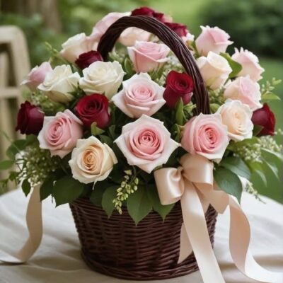 Canasta Floral “Promesa de Amor”