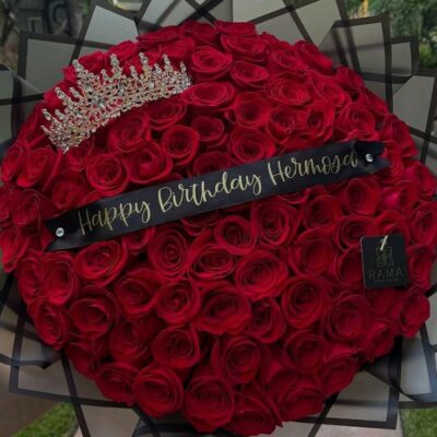 👑 Bouquet “Reina de Rosas” – Taller Floral