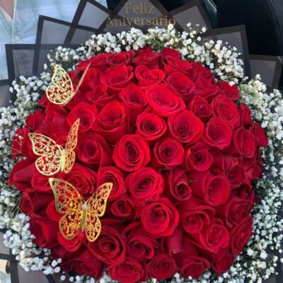 ❤️🦋 Bouquet “Aniversario Eterno” – Taller Floral
