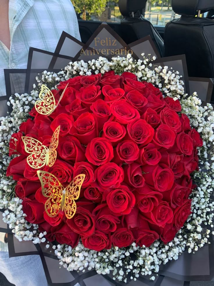❤️🦋 Bouquet “Aniversario Eterno” – Taller Floral