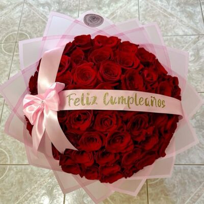 ❤️🌹 Bouquet “Feliz Cumpleaños” – Taller Floral