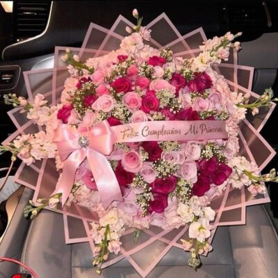 💖🌸 Bouquet “Mi Princesa” – Taller Floral