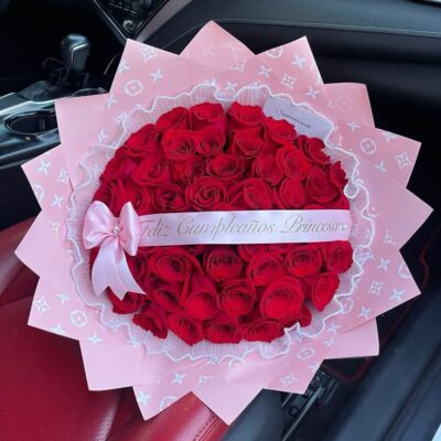 👑🌹 Bouquet “Princesa Roja” – Taller Floral