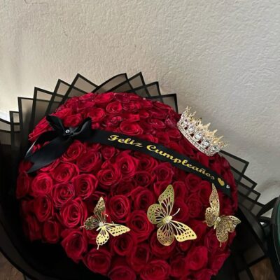👑🌹 Bouquet “Reina de Corazones” – Taller Floral
