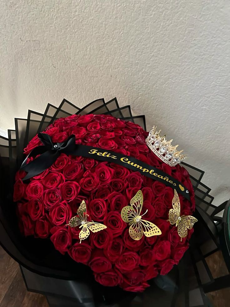 👑🌹 Bouquet “Reina de Corazones” – Taller Floral