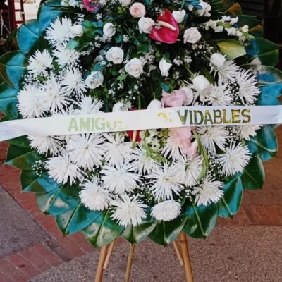 Corona de condolencias II